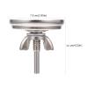 Stainless Steel BBQ Thermometer Dual Scale Oven Gauge view 2
