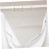 FELTECHELECTR 12pcs Bathroom Shower Curtain Hooks Sticks T-bar Rings Iron Rods Smooth Finish Fashionable for Home Decor view 4