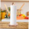 Wood Paper Towel Holder, Wooden Countertop Organizer for Kitchen view 4