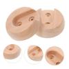 Alipis 2pcs Closet Pole Support Brackets Rod Brackets for Shower Curtain Towel Rod view 3