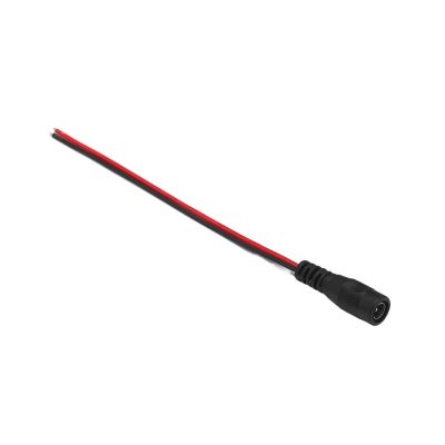 1-100pcs DC Power Pigtail Cable 5.5mmx2.1mm Male Female Jack Plug Connector Wire Fit for LED Strip Light Solar Panel Power Adapter(Type A Female,1 pcs)