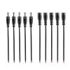1-100pcs DC Power Pigtail Cable 5.5mmx2.1mm Male Female Jack Plug Connector Wire Fit for LED Strip Light Solar Panel Power Adapter(Type A Female,1 pcs) view 2