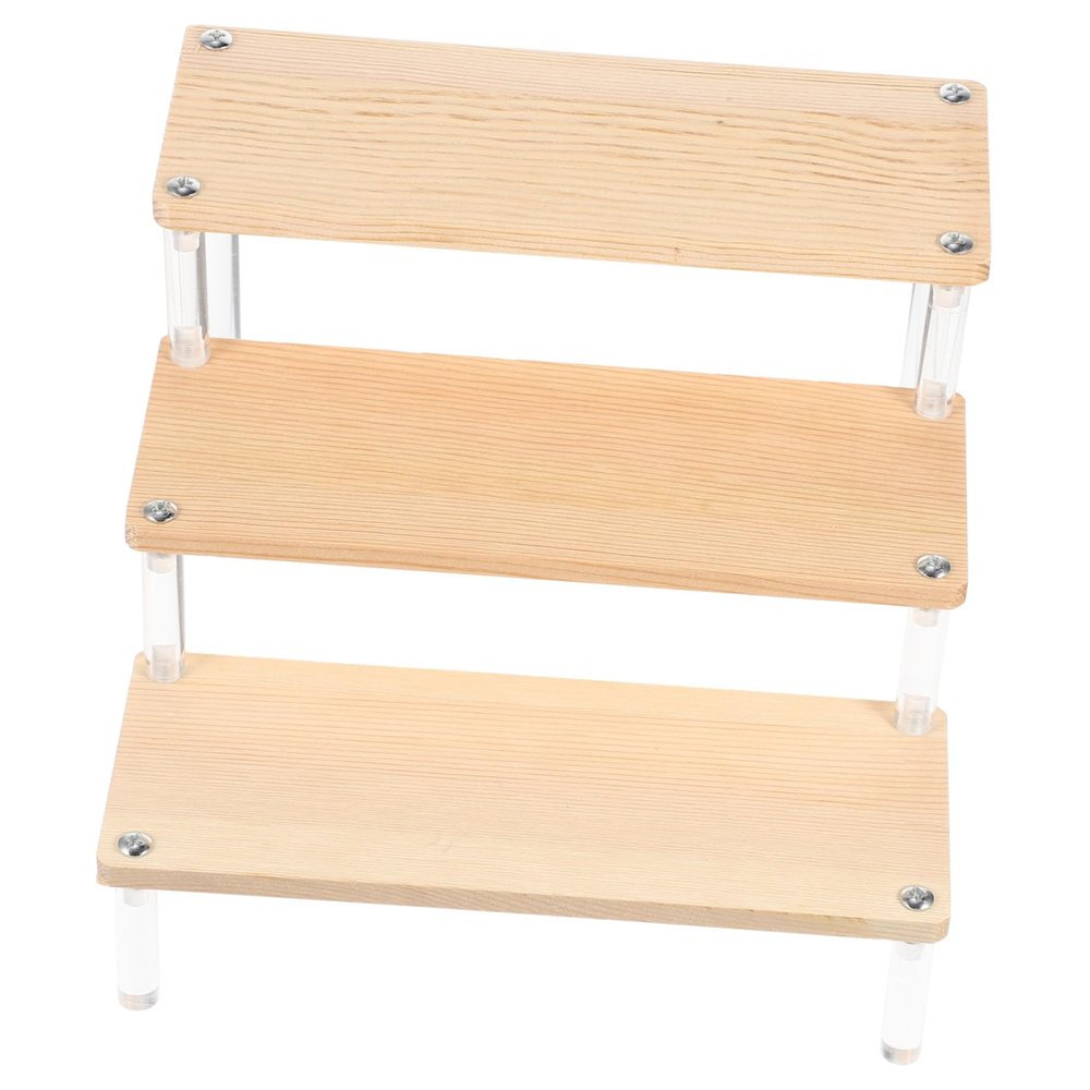 LABRIMP Elegant Display Stand for Cosmetics Perfume Holder Ladder Rack Jewelry Makeup Organizers