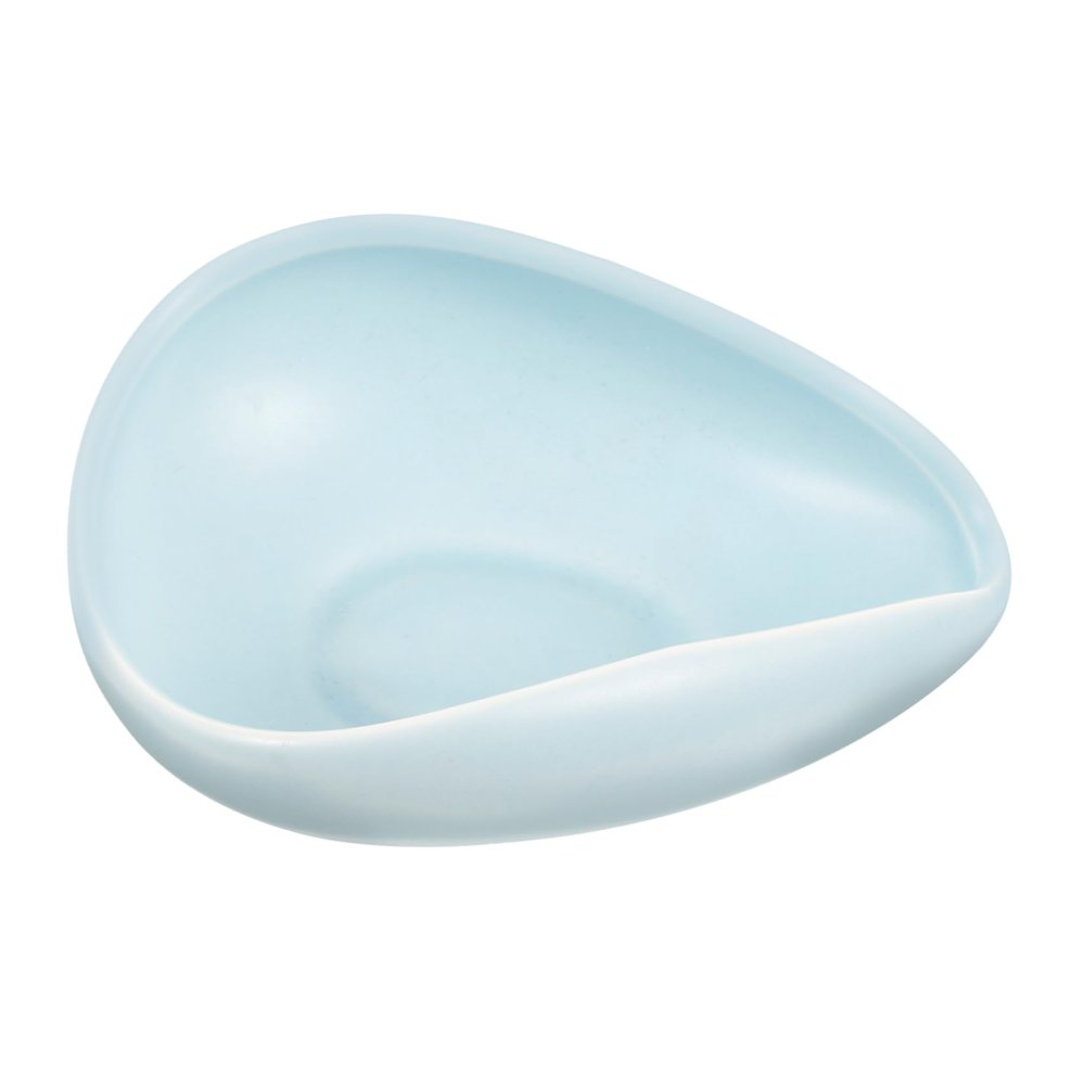 Cabilock Ceramic Spoon Rest for Kitchen Counter Coffee Bar Accessory Lightweight Compact Design for Utensils Tea Bags and Porcelain Bean Dish