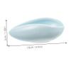 Cabilock Ceramic Spoon Rest for Kitchen Counter Coffee Bar Accessory Lightweight Compact Design for Utensils Tea Bags and Porcelain Bean Dish view 2