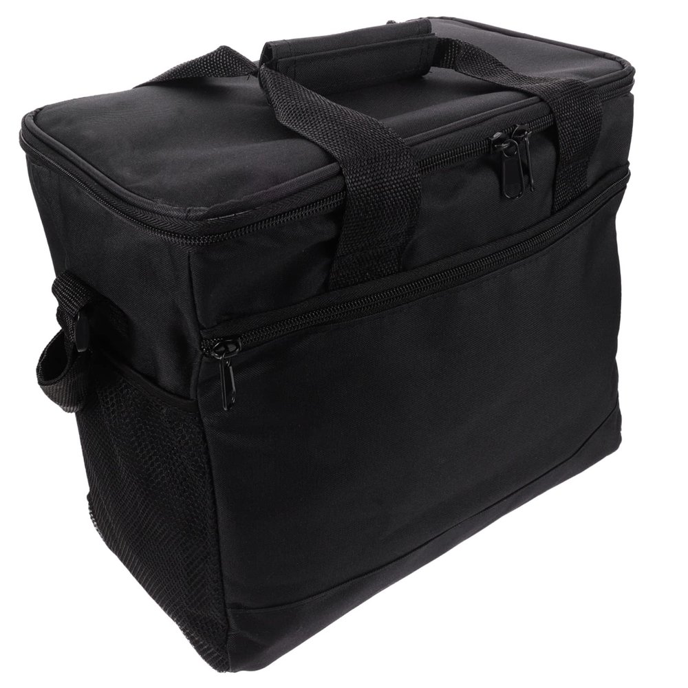 BIUDECO Large Thermal Lunch Bag Portable Insulated Oxford Cloth Travel Tote