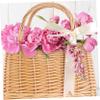 KOMBIUDA Woven Baskets for Storage Large Decorative Basket Wicker for Home Decor view 2
