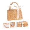 KOMBIUDA Woven Baskets for Storage Large Decorative Basket Wicker for Home Decor view 3