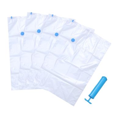 Alipis 4pcs Vacuum Compress Bag Sealed Storage Bag for Clothes Vacuum Seal Storage Jumbo Space Saver Organizer