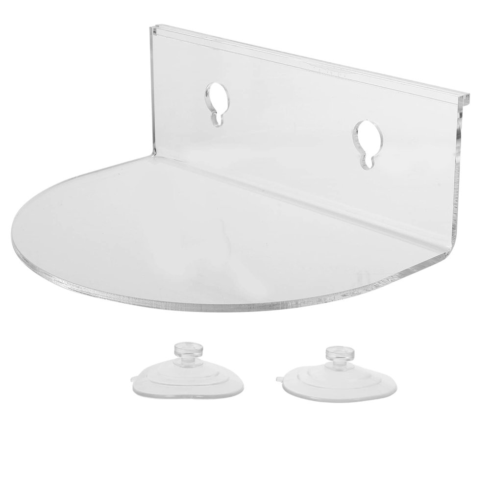 balacoo Acrylic Wall Hanging Flower Pot Rack Plant Shelf Kitchen Wall Decor Window Planter Shelf