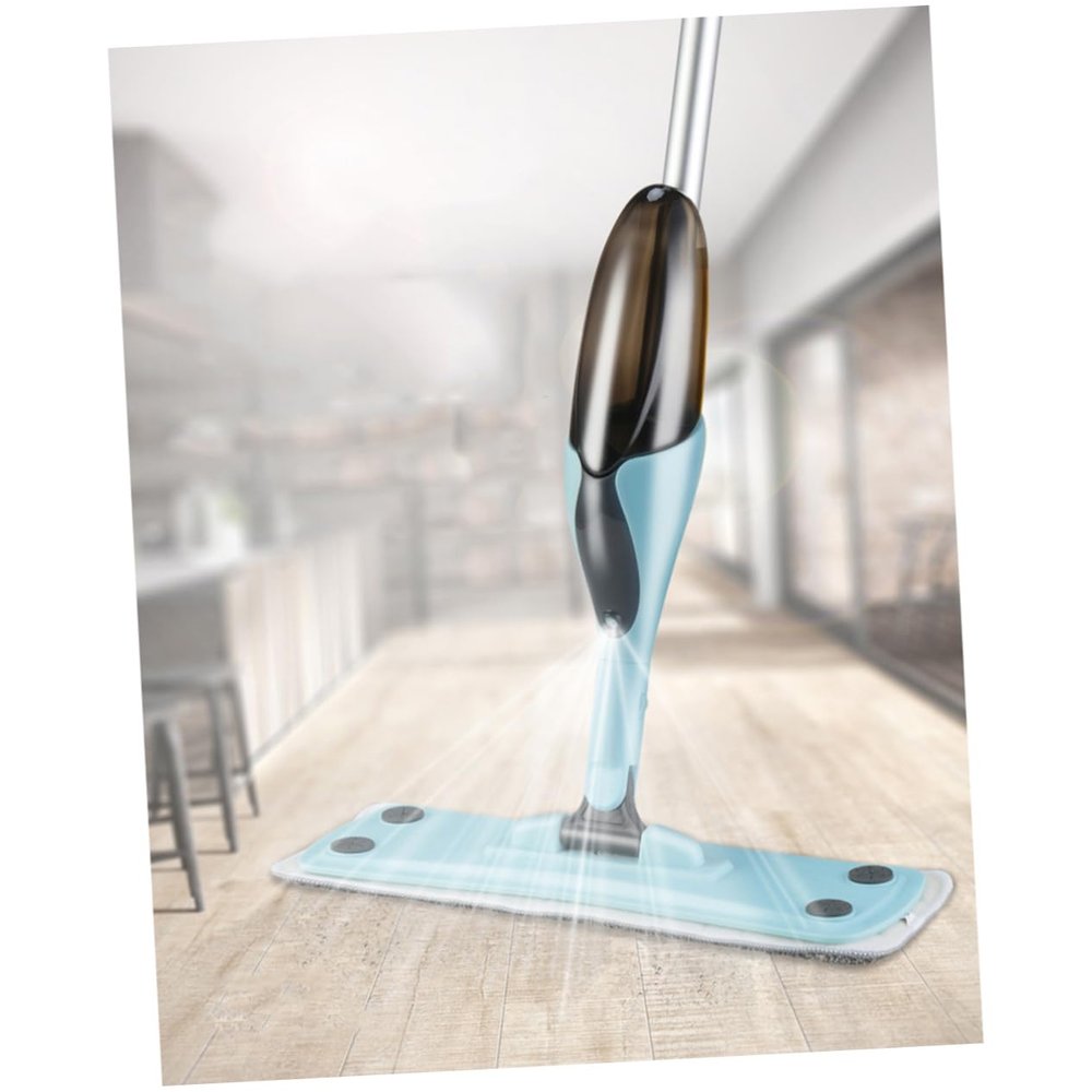 FOMIYES 360degree Rotatable Mop for Floor Cleaning Sturdy Handle Microfiber Pad for Hardwood Steam Mop
