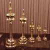 Brass Kerala Lamp, Oil Lmap, Kerla Oil Lmap, Nilavilakku, Vilakku/dpam, Kerala Traditional Oil Lamp for Festivals, Rituals, and Home Decor (Heihgt-42 inch) view 3