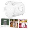 COSMEVIVI Toilet Paper Holder Transparent Acrylic Tissue Roll Dispenser for Bathroom Office and Home Use Stylish Desktop Paper Towel Organizer Compact Design view 4