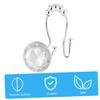 12pcs Stainless Steel Curtain Hooks Silver for Shower Curtains view 3