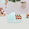 10PCS Cradle-shaped Gift Box, Baby Shower Flower Basket Gift Box, Blue Companion Gift Box, Baby Shower Flower Basket Gift Box, Medium Cradle Floral Basket, Baby Shower Crib Basket Cardboard Box view 4