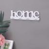 AFPSDLFJDLS Home Letter Shape Pendant Punch Free Clothes Bag Key Holder Storage Rack Shelf Bathroom Organizer Door Hanger Wall Decoration view 3