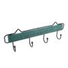 AFPSDLFJDLS Wall Mounted Clothes Hanger 4 Hooks Hat Key Holder Laundry Coat Rack Hanging Storage Shelf for Home(Blue) view 1