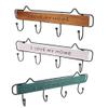 AFPSDLFJDLS Wall Mounted Clothes Hanger 4 Hooks Hat Key Holder Laundry Coat Rack Hanging Storage Shelf for Home(Blue) view 3