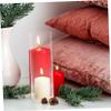 Alipis 4pcs Decorative Glass Candle Covers Simple Candle Glass Shades Windproof Tube Covers view 3