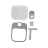 Cabilock Clip Trash Can for Desk Small Sewing Trash Can Garbage Container for Sewing Rotating Storage Basket Lid view 1