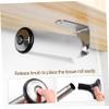NAMOARLY Stainless Steel Paper Towel Holder Vertical Design Kitchen and Bathroom Accessory for Easy Access Sturdy and Stylish Towel Roll Stand view 2