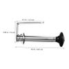 NAMOARLY Stainless Steel Paper Towel Holder Vertical Design Kitchen and Bathroom Accessory for Easy Access Sturdy and Stylish Towel Roll Stand view 4