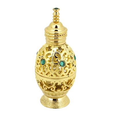 IWOWHERO Golden Pineapple Glass 10ml Perfume Bottle for Essential Oils