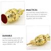 IWOWHERO Golden Pineapple Glass 10ml Perfume Bottle for Essential Oils view 3