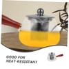 Alipis Glass Teapot Side Handle for Smooth Pouring Stovetop Kettle for Use for Herbal and Medicinal Teas view 4
