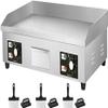 Commercial Electric Griddle 50-300, Electric Flat Top Grill Steak Bacon Deep Frying Pan, Countertop Griddle And Warmer, With 3 Cleaning Scoops And 3 Cleaning Brushes,3500W view 1