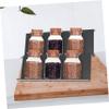 Alipis 3pcs Stackable Spice Storage Rack Practical Seasoning Jar Organizer for Kitchen Drawer Space-saving for Tidy Kitchen Organization view 3