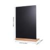 OHPHCALL 1set Standing Chalkboard Sign Erasable Tabletop Menu Display Board for Weddings Events and Home Rustic Design for Special Occasions view 2