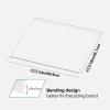 NAURLEF Clear Large Cutting Board with Juice Groove, Food-Grade, Anti-Slip, Ideal Choice for Kitchen Countertop Dcor view 3