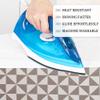 Cotton Ironing Board Cover,35x12in 39x13in 43x13in 47x15in Ironing Board Cover and Pad Standard Size Homes Iron Board Cover Ironing Cover and Pad(Brown,35x12in) view 3
