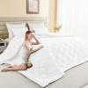 120x98 Oversized King Comforter,Super King Size Comforter Oversized, All Season Soft Lightweight Quilt Down Alternative Duvet Insert with 8 Corner Tabs(120x98, White) view 1