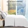 120x98 Oversized King Comforter,Super King Size Comforter Oversized, All Season Soft Lightweight Quilt Down Alternative Duvet Insert with 8 Corner Tabs(120x98, White) view 3
