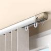 Silent Curtain Track Curtain Rods Ceiling Curtain Track Heavy-Duty Curtains Rails Room Divider Curtain Track Easy Install for Curtains-Living Room Bedroom(White,4.2m(13.8ft)) view 1