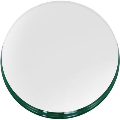 25" Inch Round Glass Table Top - Tempered - 1/2" Thick - Ogee Edge