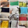 Pillow Cases Standard Size Bulk Black 1 Pack, Queen Size Pillowcases with Zippers Polyester, Christmas Throw Pillow Covers Soft Decorative Boho Pillow Covers for Pillow Protector(1543,20x35 in 50x90 c view 2