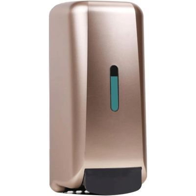 1000Ml Large Capacity Soap Dispenser for Hotel Bathroom Wall-Mounted Liquid Dispenser Punch-Free DesignGold-Foam
