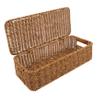 ABOOFAN Rattan Storage Bin Woven Basket for Home Desktop Container Natural Aesthetics view 1