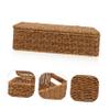 ABOOFAN Rattan Storage Bin Woven Basket for Home Desktop Container Natural Aesthetics view 2