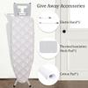 35x12in 39x13in Ironing Board Cover,43x13in 47x15in Cotton Ironing Board Cover and Pad Homes Iron Board Cover Drawstring Ironing Cover and Pad(Yellow,36x13in) view 3