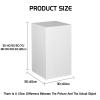ZFUCMAYL Square Display Pedestal Stand,Bridal Shop Platform Base Stand,Large Display Risers Base,for Mannequin Collectibles Bags and Shoes,440 Lbs Loading(Black,30x60cm) view 2