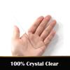 Multi-Size Rectanglar Clear PVC Table Pads Tabletop Runner Crystal Plastic Desk Topper for Office Night Stand Makeup Bedside Tabletop Glass Desktop Cover Mat Wipeable Water Resistant 12x34 Inch view 3