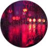 Round Rug 5ft Glass Water Drop Red Area Rugs Washable Rug, Non-Slip Rugs for Living Room, Rugs for Bedroom, Circle Rug Low Pile Soft Room Decor for Teen Kids view 4