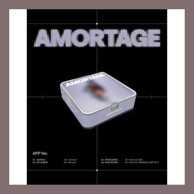 JISOO AMORTAGE Mini Album (APP Ver)
