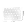 Wall Mounted Earring Organizer Acrylic Display Rack for Tassel Drops view 2