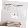Wall Mounted Earring Organizer Acrylic Display Rack for Tassel Drops view 3