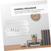 Wall Mounted Earring Organizer Acrylic Display Rack for Tassel Drops view 4